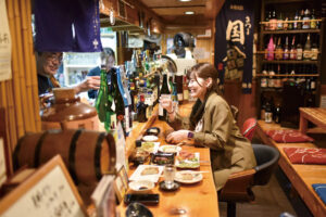 日本酒に焼酎。酒をこよなく愛する店主の営む九州料理とうまい酒の店。